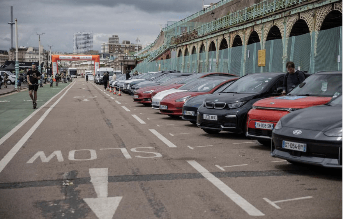 Charge and Drive on Madeira Drive, Brighton