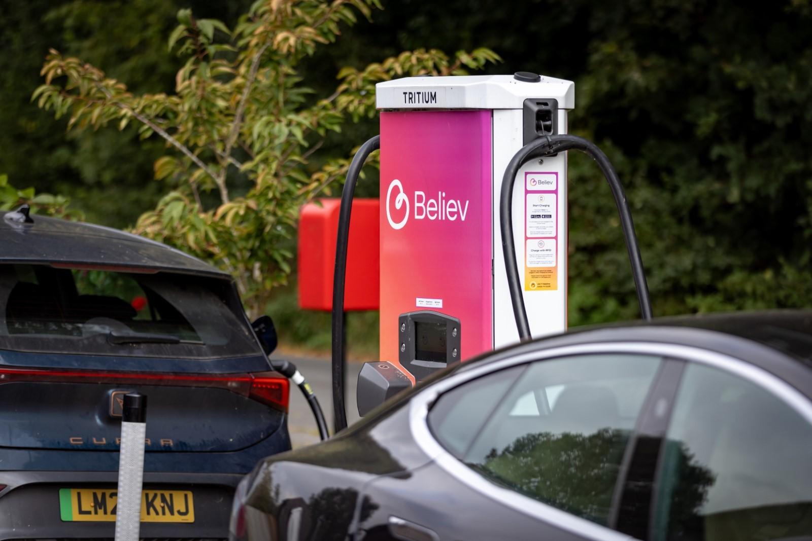 Charging infrastructure at Charge and Drive