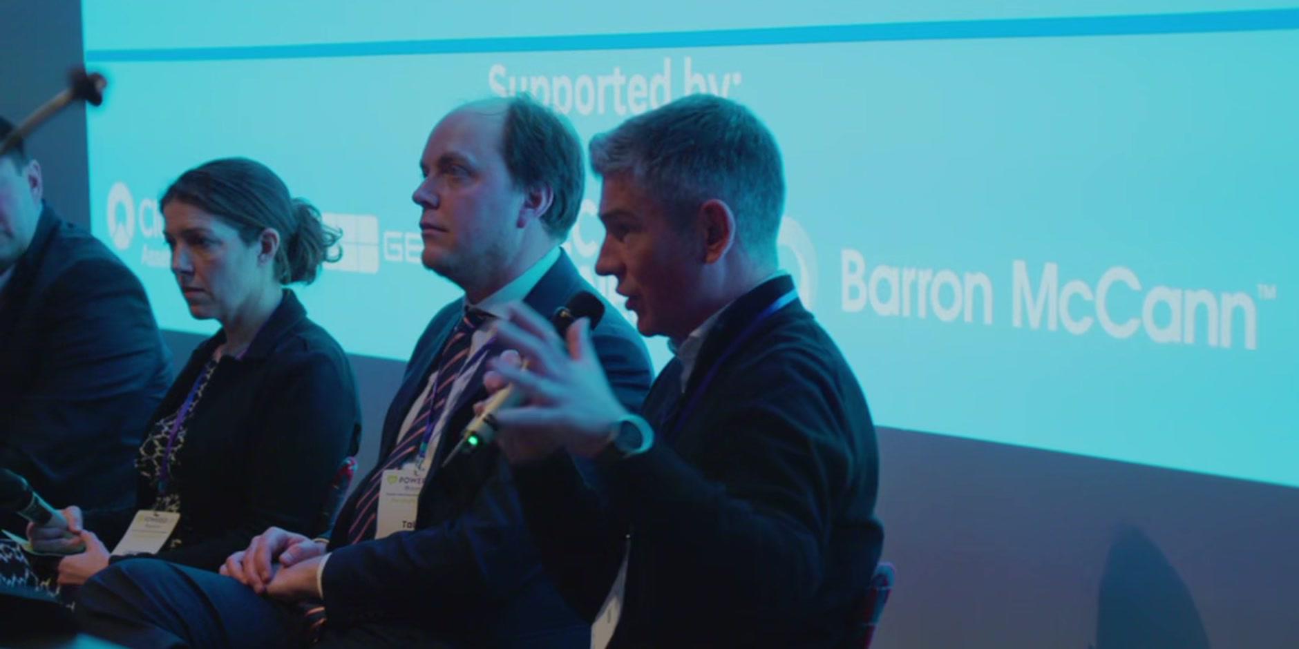 Panel discussion at the Powered Up EV conference, Sea Containers London